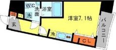 AFFLUENCE難波の間取り画像