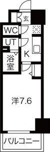 Lala place難波ガルテンの間取り画像