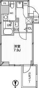 エグゼ難波南VIの間取り画像