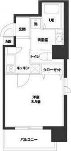 ルクレ西長堀の間取り画像