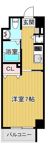 サウスヒルズ中崎町の間取り画像