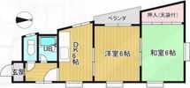 ロイヤルハイツ瓜破の間取り画像