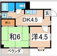 ニッシンハイツの間取り画像