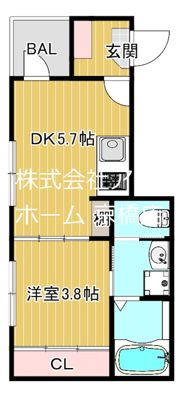 プライムコート野江内代の間取り画像