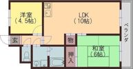 光コーポIの間取り画像