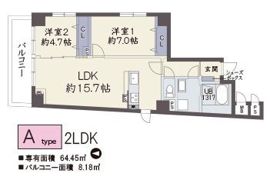 ヴィラージュ東住吉の間取り画像