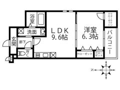 Fujipalace 桜 西今川II番館の間取り画像