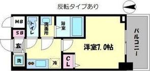 リッツ難波南IIの間取り画像