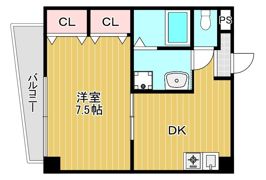 ドゥムレ西天満の間取り画像