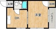 背戸口シティハイツの間取り画像