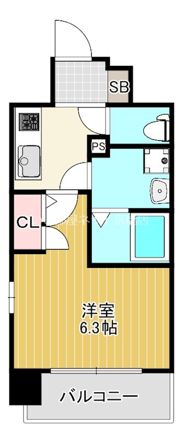エスリード梅田グランノースの間取り画像