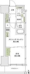 ザ・パークハビオ同心プレイスの間取り画像