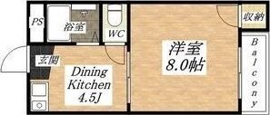 ハイツハーベストIIの間取り画像