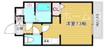 クレアートクラウン天王寺の間取り画像