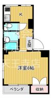 ジュネス阿倍野の間取り画像
