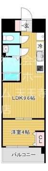 AND TERRACE 文の里の間取り画像