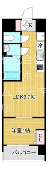 AND TERRACE 文の里の間取り画像