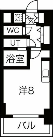 エスライズ難波EASTの間取り画像