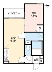 Limmon御厨（リーモンミクリヤ）の間取り画像