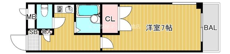 レインボー山崎の間取り画像