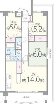 コンフォール東花園の間取り画像