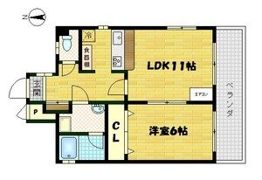 マックプレジデンス戎の間取り画像