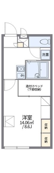 レオパレストゥインクルの間取り画像