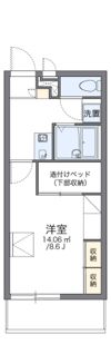 レオパレスレーヴの間取り画像