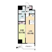 スプランディッド難波WESTの間取り画像