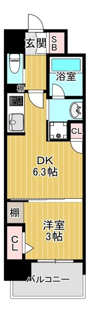 アーバネックス大阪天満宮IIの間取り画像