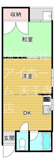 サンプラザ照ヶ丘矢田B棟の間取り画像
