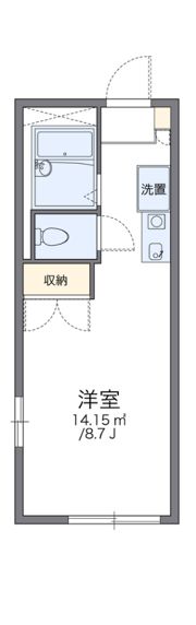 レオパレス天城の間取り画像