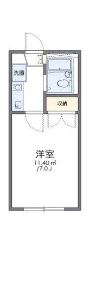 レオパレス松田の間取り画像