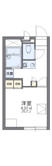レオパレス椎の実5の間取り画像