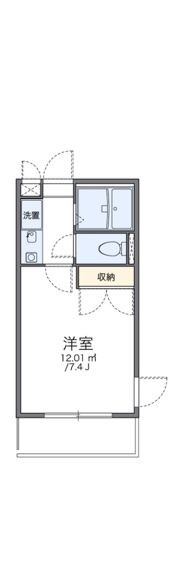 レオパレス永井IIの間取り画像