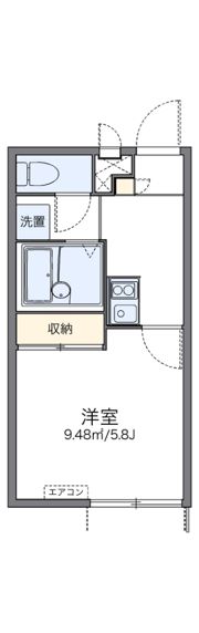 レオパレスハワースの間取り画像