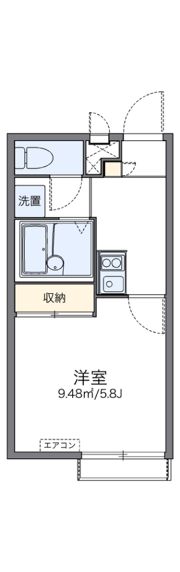 レオパレスハワースの間取り画像