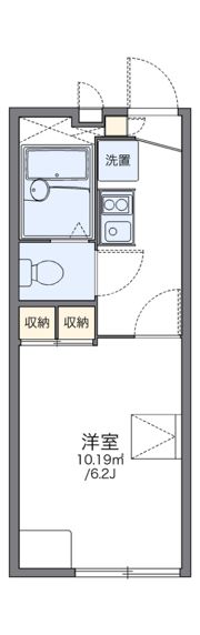 レオパレス千守の間取り画像