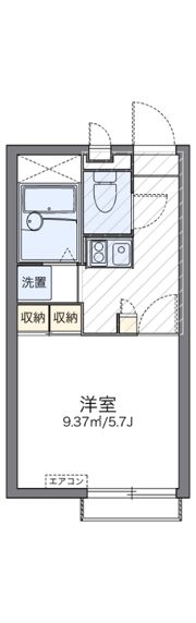 レオパレスパルタの間取り画像