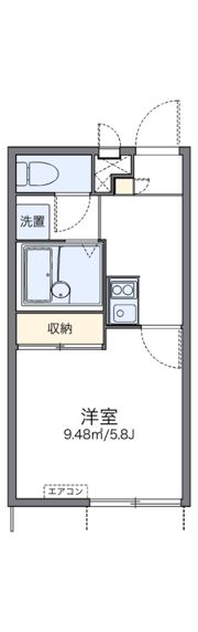 レオパレスハワースの間取り画像