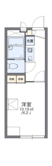 レオパレスウエストサイドの間取り画像