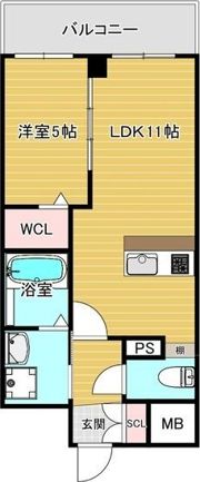 VITA荒本の間取り画像