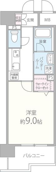 グランドゥール敷津の間取り画像