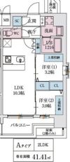 スプランディッド弁天町WESTの間取り画像