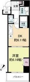 レジデンス朝潮橋の間取り画像