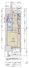 プレサンス朝潮橋ベイ・ブリーズの間取り画像