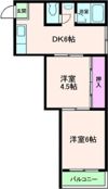 グリーンハイツ芳見屋の間取り画像