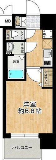 フォーリアライズ弁天町クロスの間取り画像