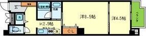 日本橋コゥジィアパートメントの間取り画像