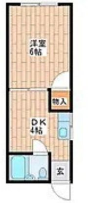 クレインズマンションの間取り画像